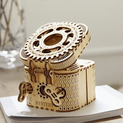 Miniatura 6 de ROKR Rompecabezas de madera 3D para adultos, divertidos kits de modelos para niños y niñas, juguetes temáticos de aventura