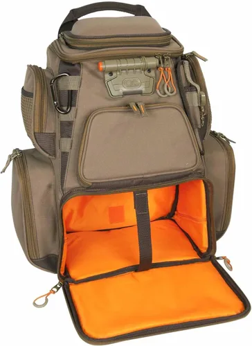 Custom Leathercraft Wild River CLC WT3505 Tackle Tek Mission Lighted Convertible Tackle Bag with Four PT3500 Trays, Small
