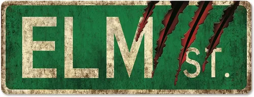 flinelife Cartel de Elm Street, 16x6, Colección de Carteles de Terror - Perfecto para Amantes de las Películas de Horror