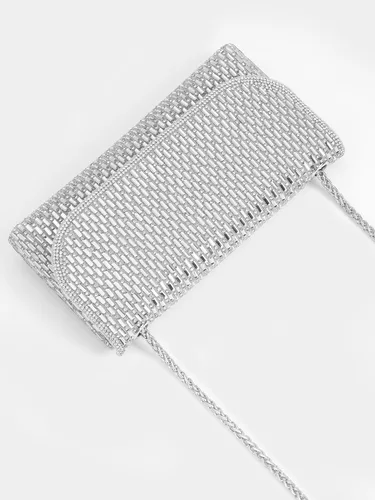 Miniatura 5 de Bolso de mano con diamantes de imitación con purpurina, bolsa de hombro formal para mujer, boda, cóctel, fiesta, graduación, caja de regalo
