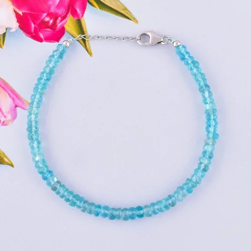 Miniatura 10 de Multi Gemstone Link Choker Bracelet