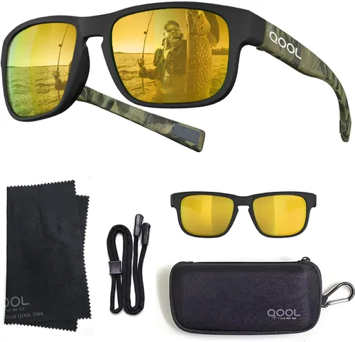 Miniatura 14 de Living out your qool time Lentes de sol polarizados flotantes de pesca resistentes al agua salada, que el revestimiento no se despega Madera
