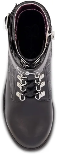 Miniatura 5 de Jessica Simpson Botas de moto para niñas, botas negras, botas negras de cuero para niñas