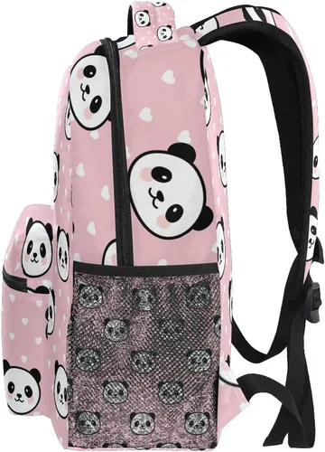 Miniatura 18 de ATTX Linda mochila con diseño de panda para niños y niñas, Panda-h, Ciclismo