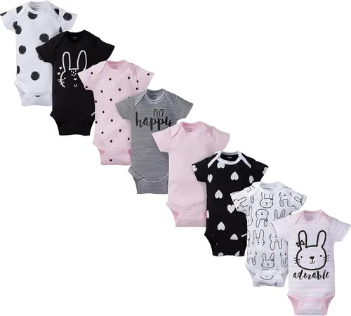 Miniatura 3 de Gerber Paquete de 8 mamelucos de manga corta y 4 paquetes de ropa Sleep N Play