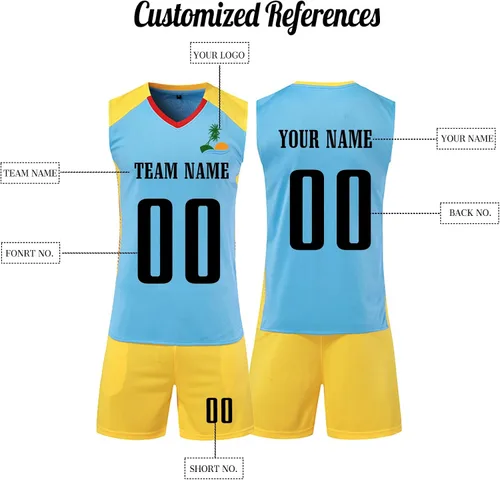 Miniatura 3 de Camiseta de voleibol personalizada para hombresmujeresniñosniñosniñascamisetas de voleibol personalizadas con nombrenúmerologotipo