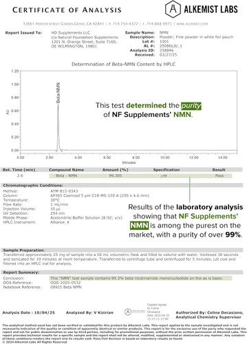 Miniatura 6 de NMN 500mg Cápsulas 99.3% Pureza Mononucleótido de nicotinamida 30 porciones Apoya la reparación del ADN y la función cognitiva Apto