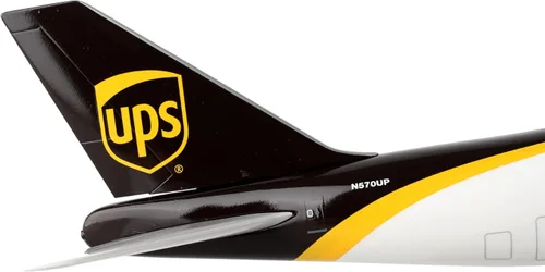 Miniatura 7 de Daron Skymarks Ups 747-400F Kit de construcción de modelo de avión con engranaje escala 1/200, blanco, negro