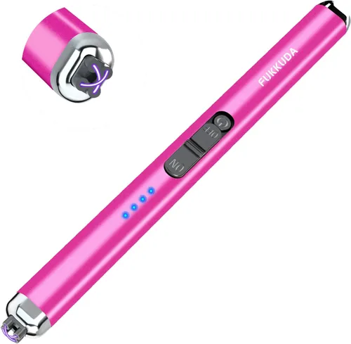 Miniatura 15 de 【Actualizado】 Encendedor Eléctrico de Velas de Doble Arco Encendedor USB Recargable Encendedores de Arco de Plasma para Velas (Oro Rosa)