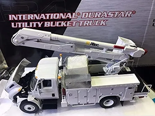 Miniatura 3 de Para First Gear International Durastar Utility Bucket Truck 1/34 DIECAST Modelo Terminado Camión