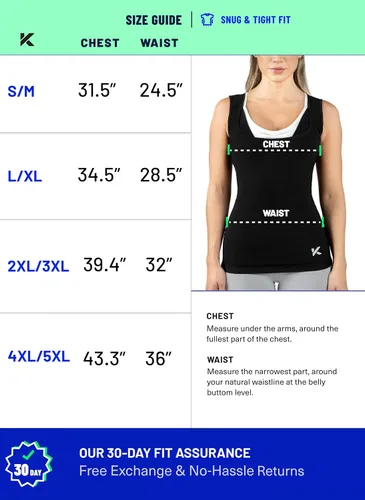 Miniatura 7 de Kewlioo Camiseta sin mangas de sauna premium para mujer, camiseta de sauna adelgazante para mujer, chaleco de sudor para entrenamientos, yoga