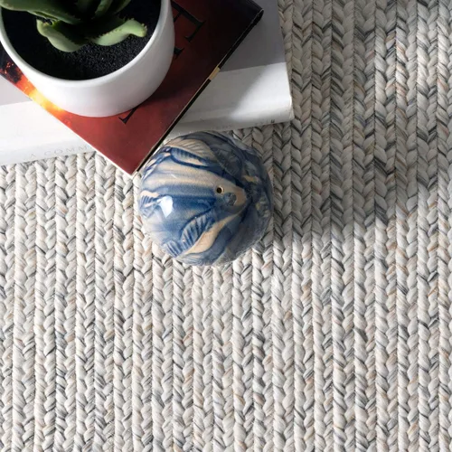 Miniatura 4 de nuLOOM Alfombra de Área Cuadrada Sólida Trenzada a Mano de 8 Pies para Interiores/Exteriores, Apta para Mascotas, Alto Tráfico, Resistente a