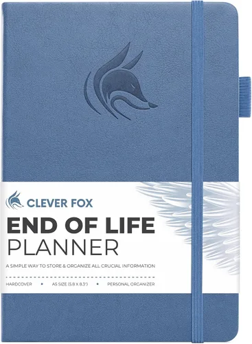 Miniatura 8 de Clever Fox Planificador de fin de vida - Organizador de arreglos finales para beneficiarios, preparación de testamentos, últimos deseos y Negro