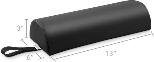 Miniatura 2 de Saloniture Cojín Refuerzo Semicircular para Mesa de Masaje de Cuello - 13 x 6 x 3 Pulgadas - Negro