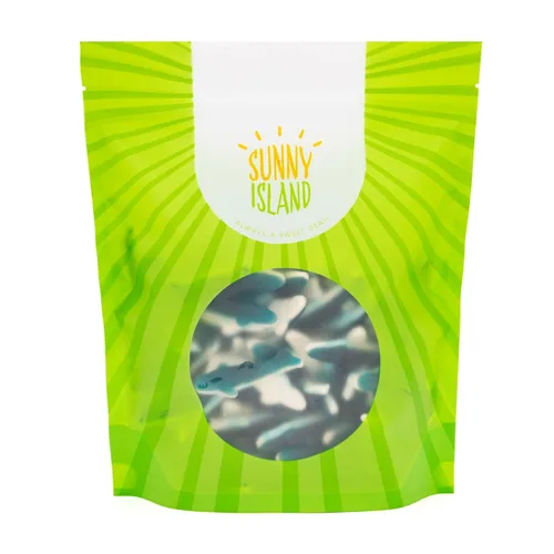 Miniatura 7 de Blue Sharks - Caramelos de gomita Bolsa de 2 libras Gomitas de pescado Sabor a frambuesa azul Caramelo de tiburón para fiestas, bufés