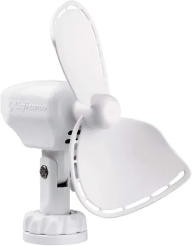 Miniatura 2 de SEEKR by Caframo Ultimate 747 Ventilador de 12 V de 2 velocidades de 7 pulgadas con enchufe para encendedor, color negro