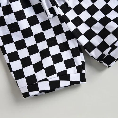 Miniatura 7 de AEEMCEM Conjunto de 2 camisetas sin mangas con capucha y pantalones cortos con cordón para bebé niño