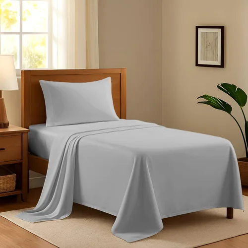 Miniatura 22 de Juego de sábanas 100% algodón egipcio para cama individual, sábanas de lujo de la serie 600 refinadas para cama de tamaño individual