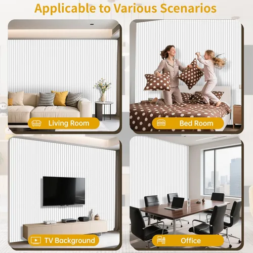 Miniatura 6 de EVERECO Paquete de 12 Paneles Acústicos Grandes, 47.2×23.6×0.4 pulgadas, Paneles Insonorizantes para Pared, Adecuados para Sala de Transmisión