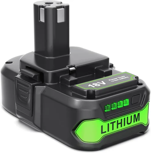 Miniatura 12 de Batería de repuesto 6Ah para Ryobi 18V: 2 paquetes de baterías de iones de litio compatibles con ONE+ P108 P102 P103 P104 P105 P107 P109 P122