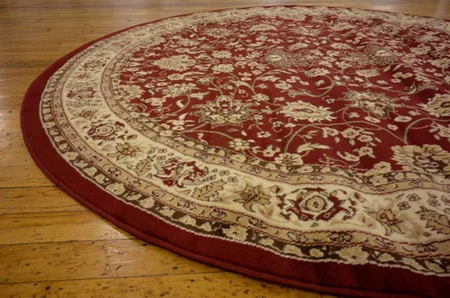 Miniatura 82 de Unique Loom Colección Sialk Hill - Alfombra de área Washington (3 pies 3 pulgadas x 5 pies 3 pulgadas, rectángulo, burdeos/crema)