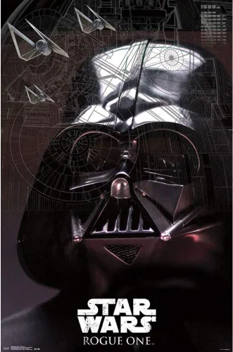 Miniatura 18 de Trends International Star Wars: Rogue One - Póster de pared de Lord Sith, 14.725 x 22.375 pulgadas, versión enmarcada de madera de granero