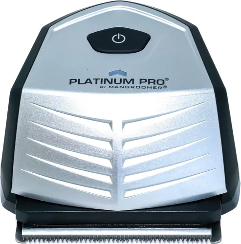 MANGROOMER - Kit de corte automático de pelo Platino Pro y cortapelos avanzado con batería de litio máximo, 9 protectores de longitud y estuche de