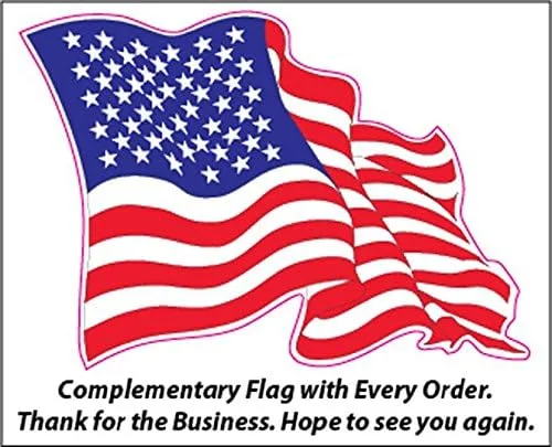 Miniatura 2 de Nostalgia Decals Home of The Free Because of The Brave - Calcomanía grande (12 x 10 pulgadas)