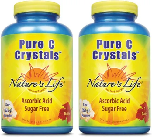 Miniatura 7 de Nature's Life Cristales de vitamina C puros – 5000 mg VIT C – Suplemento antioxidante e inmunológico, apoyo cardiovascular – Cristales de vitamina C