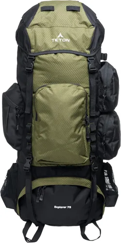 Miniatura 14 de TETON Sports Explorer - Mochila con marco interno completo, equipo de viaje ajustable para mochileros, cubierta impermeable para moscas de lluvia