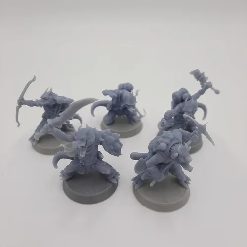 Miniatura 4 de Kobold RPG - Calabozos y dragones - DND - Pathfinder - Diorama - Figura miniatura (gris/sin pintar) (Ranger)