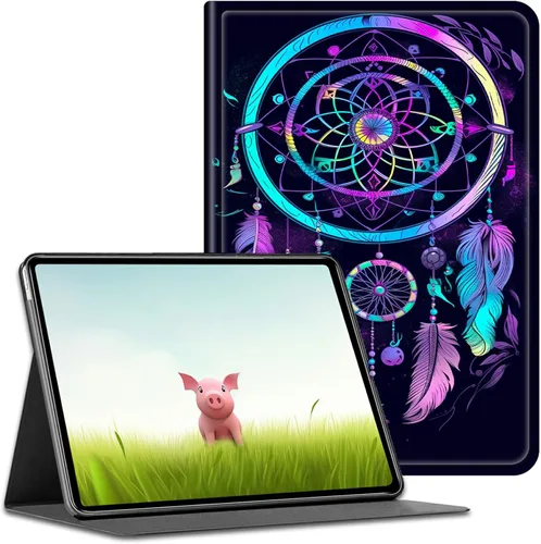 Miniatura 20 de Funda para iPad de 10.ª generación 2022, iPad de 10.9 pulgadas, iPad (A16) de 11ª generación de 11 pulgadas (2025), funda delgada de piel sintética