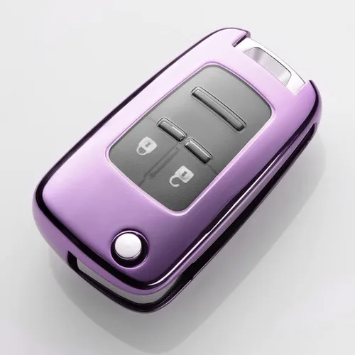 Miniatura 8 de Funda para llavero de TPU para Chevrolet Trax Cruze Aveo para Opel Astra J Corsa Meriva Zafira Antara Mokka Insignia Oro