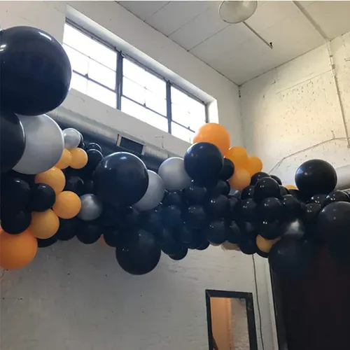 Miniatura 9 de IN-JOOYAA 10 globos redondos gigantes negros de 24 pulgadas, globos grandes para decoración de bodas, baby shower, fiestas de cumpleaños