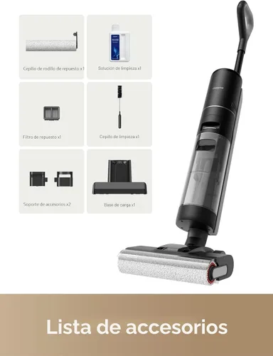 Miniatura 8 de DREAME H12 PRO - Aspiradora para suelos duros, aspiradora y trapeadora al mismo tiempo para suciedad húmeda y seca, autolimpieza automática
