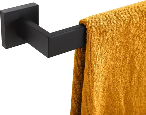 Miniatura 16 de KOKOSIRI Barra de Toalla Individual de 16 Pulgadas, Toallero para Baño o Cocina, Toallero de Pared de Acero Inoxidable SUS304, Cromo Pulido