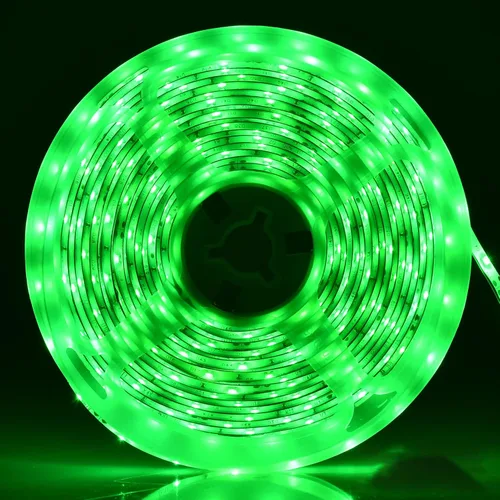 Miniatura 10 de Resistente al agua IP65, tira de luz LED flexible impermeable de 12 V, tiras de luz LED cortables de 16.4 pies, 300 unidades de cadena de Blanco