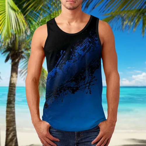 Miniatura 3 de EELHOE Mens Tank Tops True Comfort Sleeveless Breathable Classic Fit Sport Graphic Casual Shirt Fashion Soft Vest
