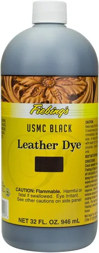 Fiebing's Tinte para cuero - USMC Negro 32 oz