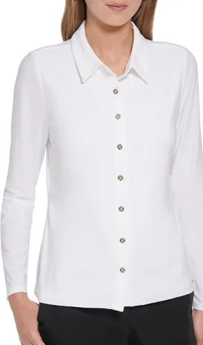 Miniatura 5 de Tommy Hilfiger Top de trabajo suave de manga larga para mujer