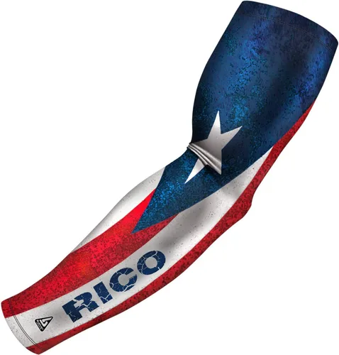 Miniatura 9 de B-Driven Sports Sleeve Pro-Fit - Manga Patriótica - Estados Unidos, Cuba, México, Israel, Canadá, Venezuela, Rep. Dominicana - Individual Bandera