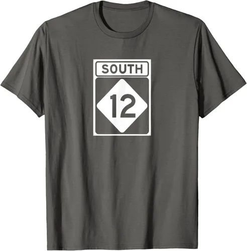 Miniatura 101 de Highway 12 South NC Outer Banks North Carolina Hwy - Camiseta, Negro, S