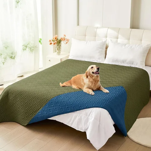 Miniatura 110 de hyha Manta impermeable para perro, manta suave para cama de perro, manta para mascotas, funda de sofá impermeable lavable para perros, fundas Gris