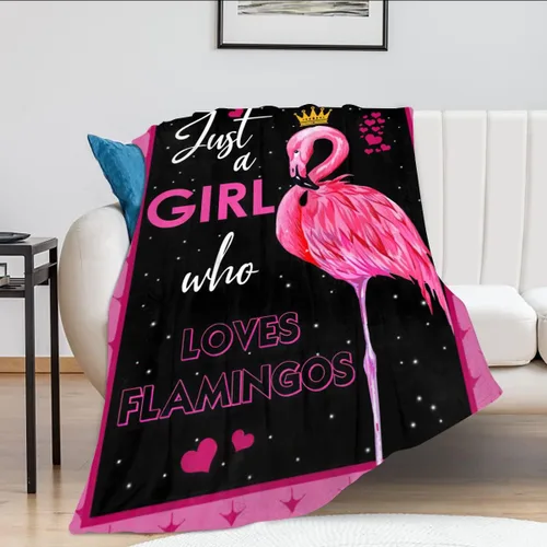 Miniatura 45 de Manta con texto en inglés «Just A Girl Who Loves Dinosaurs», bonita manta decorativa de dinosaurios, regalos para niñas, súper cálida, suave y Solo