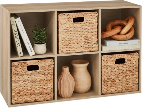 Miniatura 10 de Best Choice Products Estantería para niños con 6 cubos, organizador de almacenamiento, estante de 11 pulgadas, estantería, almacenamiento para Salvia