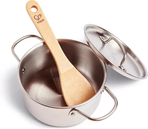 Miniatura 7 de Hape Chef's Choice - Kit de cocina de madera para niños, juego de accesorios de cocina y alimentos Multicolor
