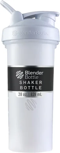 Miniatura 10 de BlenderBottle Botella Batidora Clásica Perfecta para Batidos de Proteínas y Pre-Entreno, 20 Onzas, Negro