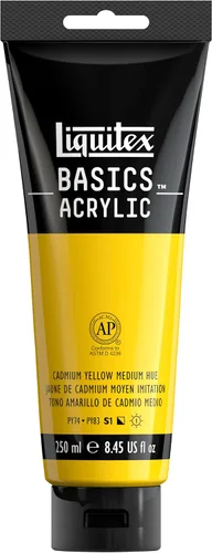 Miniatura 121 de Liquitex BASICS Pintura Acrílica, Botella de 400ml (13.5 oz), Blanco Titanio Titanio Blanco