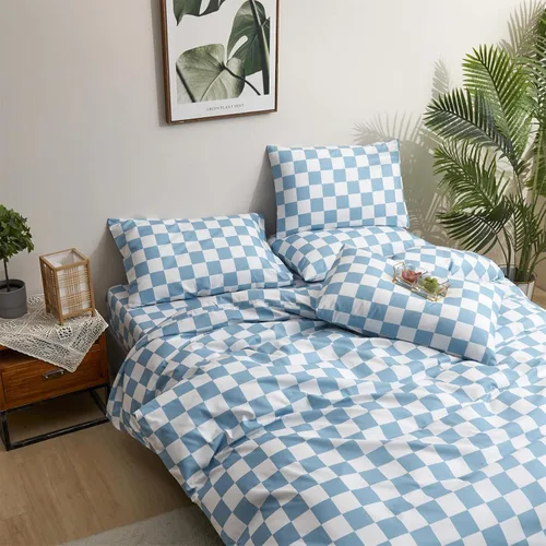 Miniatura 443 de CLOTHKNOW - Juego de edredón verde militar tamaño completo de 3 piezas, juego de ropa de cama verde oscuro, edredón suave con 2 fundas de almohada