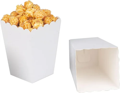 Miniatura 6 de Cajas de palomitas de maíz negras de cartón, paquete de 24